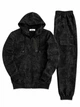 Весняно-осінньо-літній Костюм (бавовна) Stone Island, чоловічий, зіп худі-штани, чорний, розмір S - изображение 1