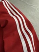Женская спортивная кофта Adidas весна-осень трикотажная зипка красная XL размер - изображение 7