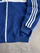 Весняно-осінньо-літній Спортивний костюм Adidas, чоловічий, кофта-штани, синій, розмір XL - изображение 6