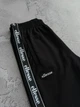 Весняно-осінньо-літній Костюм Ellesse, чоловічий, кофта-штани лампас, чорний, розмір XXL - изображение 8