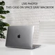 Чехол Upex Hard Shell для MacBook Air 15.3 M2 | M3 | M4 (2023-2025) Crystal (UP2335) - изображение 3