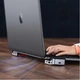 USB-хаб Baseus Multifunctional Armor Age Bracket USB-C - HDMI/3хUSB-A/3хUSB-C/Ethernet/3.5 mm Jack (CAHUB-AJ0G) - изображение 9