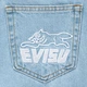 Джинси чоловічі широкі EVISU світло блакитні баггі оверсайз Y2K 27 (1027-295-6) - зображення 7
