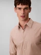 Рубашка хлопковая мужская Calvin Klein 316003814 L Бежевая (1161185687) - изображение 5