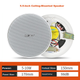 Комплект потолочных колонок SAST ST-603 с Bluetooth-усилителем 100 Вт для фоновой музыки - изображение 4