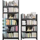Книжковий стелаж Anerya сталевий, шестиярусний, 62x176 см - зображення 3