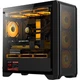 Игровой корпус Huntkey GX750S, черный, стальная сетка, боковая панель сталь-стекло, водяное охлаждение 360 мм, 12 мест для вентиляторов, для плат M-ATX - изображение 1