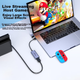 Карта видеозахвата BIAZE HDMI вход 4K, выход 2K, USB 3.0 и Type-C, для Switch и PS5 - изображение 7