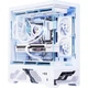 Корпус для комп'ютера Wanjia Qianxi AXT формату ATX з цифровим дисплеєм, під водяне охолодження 360 мм, білий - зображення 2