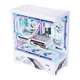 Корпус для комп'ютера Wanjia Qianxi AXT формату ATX з цифровим дисплеєм, під водяне охолодження 360 мм, білий - зображення 3
