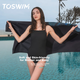 Полотенце TOSWIM быстросохнущее для плавания и фитнеса, Misty Floral Shadow - изображение 5