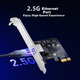 Проводова мережева карта CUDY, 2.5G PCI-E настільний комп'ютерний сервер, вбудований високошвидкісний Ethernet, сумісний із системами Windows/Linux/DSM - зображення 4