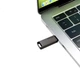 Thinkplus Lenovo 256GB USB3.1 Office Business Flash Drive, Mini Portable Metal Flash Drive, TU100 Series, Gray - зображення 1
