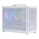 Корпус SAMA Quzao 3 Type-C белого цвета, настольный, портативный, формата Matx, с четырехсторонней сеткой, 5 позициями для вентиляторов, охлаждением ≤160 мм, видеокартой 350 мм и блоком питания ATX. - изображение 5