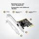 Проводова мережева карта CUDY 1G PCI-E для настільного комп'ютера-сервера, вбудована високошвидкісна мережа Ethernet, сумісна з системами Windows XP та вище/Linux - зображення 6