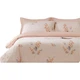 Комплект постельного белья BEYOND Home Textiles из длинноволокнистого хлопка Синьцзян, 60 нитей, цвет Фанхуа (розовый), простыня и пододеяльник из чистого хлопка, 100% хлопок, размер 150 см, цвет Цзяцзю Гуа. - изображение 1