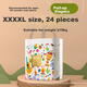 Подгузники-трусики Bibabaobei Jungle Fantasy размер 4XL, 24 шт, ультратонкие дышащие - изображение 6