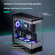Корпус PHANTEKS EVOLV S2 ATX с Type-C 20 Гбит/с и 4 вентиляторами 120 мм, черный - изображение 8
