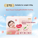 Подгузники-трусики Huggies Platinum Peach размер S, 70 шт, 4-8 кг, дышащие для новорожденных - изображение 4