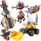FEELO — игрушка, совместимая с конструктором LEGO, подарок на день рождения для мальчиков и девочек, образовательная инженерная машина 1628-1 «Ведро». - изображение 1