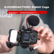 Екшн-камера Ulanzi DJI OSMO Action 3/4 з металевою кліткою, ударостійка, теплорозсіювання, високоякісний мотоциклетний рекордер із захистом від тряски, захисний чохол для фотозйомки - зображення 6