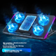 Подставка SUOHUANG для ноутбука охлаждающая с двумя вентиляторами и RGB-подсветкой - изображение 4
