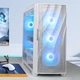 Корпус Antec Fengxingzhe DF 700 Flux White Mid-Tower с закаленным стеклом / Эффективное рассеивание тепла / Поддержка двух 360-мм систем водяного охлаждения / В комплекте 5 вентиляторов - изображение 6