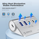 Розширювальний док-станційний концентратор ORICO USB3.2 Gen2, адаптер Type-C, конвертер для настільного комп'ютера та ноутбука 10 Гбіт/с, адаптер-хаб, високошвидкісний подовжувач M3CU2-G2 - зображення 6