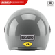 Шлем BIGBRO K15 Quantum Gray для мотоцикла и электровелосипеда, стандарт 3C, летний полушлем - изображение 7