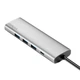 Док-станція Lenovo ThinkPad Type-C, USB 3.0 концентратор, порт Gigabit Ethernet RJ45, адаптер живлення PD, сумісна з комп'ютерами Apple, модель LC05-R - зображення 8