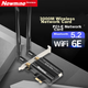 Бездротова мережева карта Newmine 3000M Gigabit PCI-E, ігрова дводіапазонна 5G настільна вбудована бездротова мережева карта PCI-E, WiFi 6 + Bluetooth 5.2 + WiFi приймач/передавач - зображення 4
