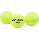 Тенісні м'ячі YONEX для тренування з високою еластичністю, міцні, спеціально розроблені для змагань, набір з 3 штук, TBTR3 жовтого кольору - зображення 1