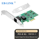 Мережева карта EB-LINK Intel 82583, гігабітна однопортова дротова мережева карта PCI-E X1 для настільних комп'ютерів - зображення 4