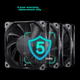 Вентилятор Phanteks M25 120 мм PWM Black 3 шт - изображение 9