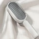 Массажная 3D щетка для волос Central Hollow Cushion Comb, расческа с кнопкой очищения, для массажа кожи головы - изображение 1