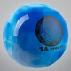 Мяч гимнастический TA SPORT, 400 г, 19 см, мраморный синий - изображение 1