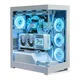 Корпус PHANTEKS NV5 белый ATX без стойки со стеклянными панелями, обзор 270 градусов, поддержка СЖО 360 мм, 8 мест под вентиляторы, для RTX 5090 - изображение 3