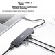 Док-станция расширения Netac Type-C, пятиканальный разветвитель, HDMI-конвертер, адаптер 4K, быстрая зарядка PD, совместима с ноутбуками Lenovo и Huawei, iPad, универсальная HC032. - изображение 7