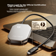Док-станция Acasis Thunderbolt 3, Type-C на два DisplayPort для трех экранов, расширение Type-C на два DisplayPort, HDMI-разветвитель, 8K Ultra HD, настольная офисная док-станция, TB2D - изображение 4