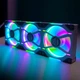 Вентилятори PHANTEKS D30 140 мм ARGB з регулюванням обертів, товщина 30 мм, комплект 3 шт, чорні - зображення 8