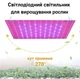 Фитолампа полного спектра 169 LED 25×25 см, для комнатных растений, или теплиц - изображение 2
