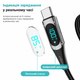 Кабель Essager Type-C PD 100W 200 см для швидкої зарядки та передачі даних 77646 - изображение 3