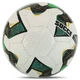 Мяч футбольный профессиональный №5 SOCCERMAX FB-4208 (PU, белый-зеленый) - изображение 3