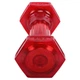 Гантель для фитнеса с покрытием TPU 1 штука Zelart Jelly Urethane Coated Dumbbell TA-2946-2_5LB (1x1,13кг) (1шт, TPU, красный) - изображение 3