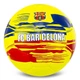 Мяч футбольный №5 PU ламинированный гибридная сшивка HYBRID BALLONSTAR BARCELONA FB-7951 Желтый - изображение 2