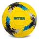 Мяч футбольный №5 PU Гриппи сшит вручную BALLONSTAR INTER MILAN FB-0047-836 Желтый - изображение 2
