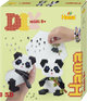 Mozaika Hama Midi Panda 3D 2500 elementów 32586 (0028178032586) - obraz 1