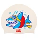 Шапочка для плавания силиконовая для взрослых MD Baby shark M057432 Белый - изображение 2