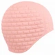 Шапочка для плавания резиновая для взрослых MD Candy bubble M051605 Розовый - изображение 3