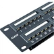 Патч-панель ZLEUE 19" 3U 48 портов Cat 6 в сборе с органайзером Черная (ZL-P6B) - изображение 3